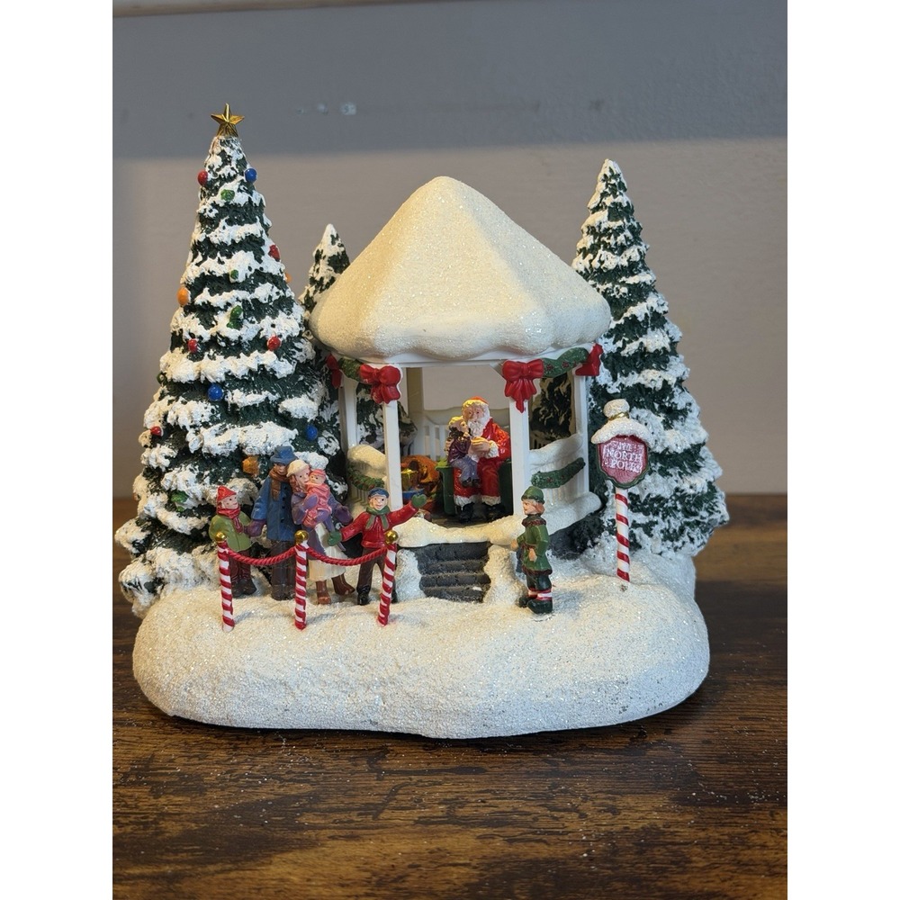 Thomas Kinkade St Nicholas Circle 1993 Teleflora Lighted Christmas Village